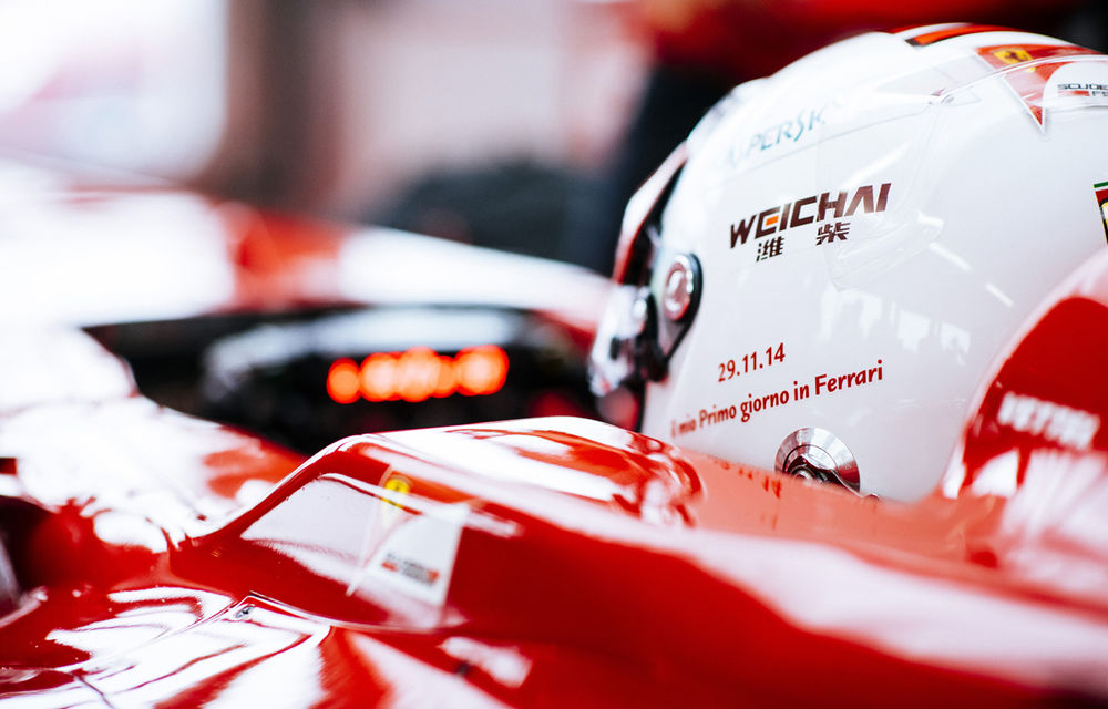 Galerie foto şi video: Vettel a efectuat primul test pentru Ferrari - Poza 12