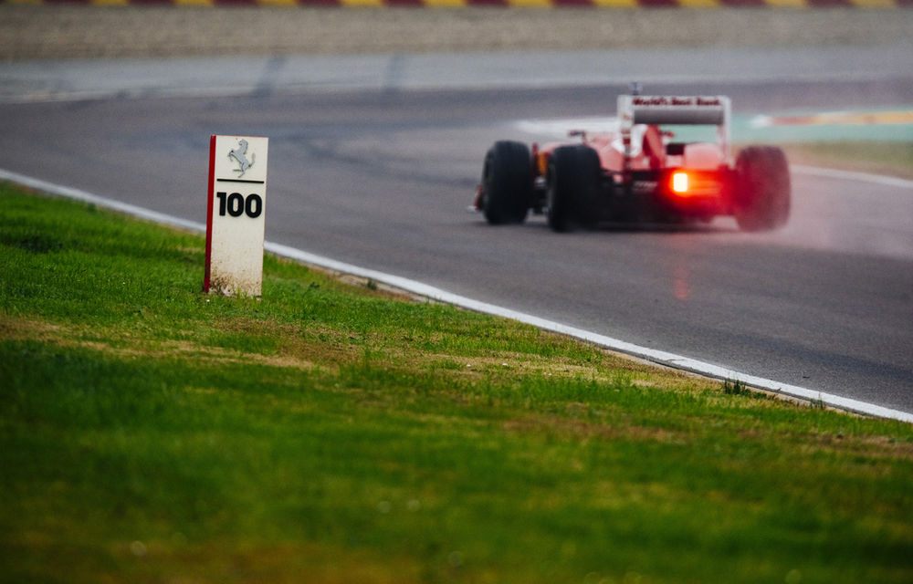 Galerie foto şi video: Vettel a efectuat primul test pentru Ferrari - Poza 26