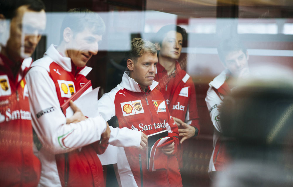 Galerie foto şi video: Vettel a efectuat primul test pentru Ferrari - Poza 5