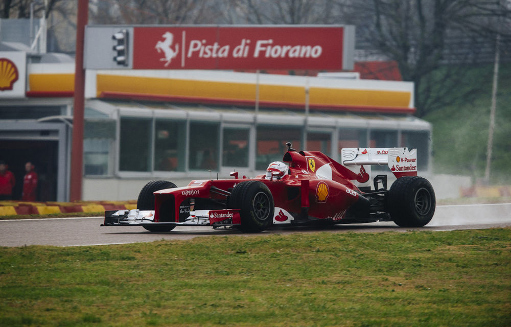 Galerie foto şi video: Vettel a efectuat primul test pentru Ferrari - Poza 29