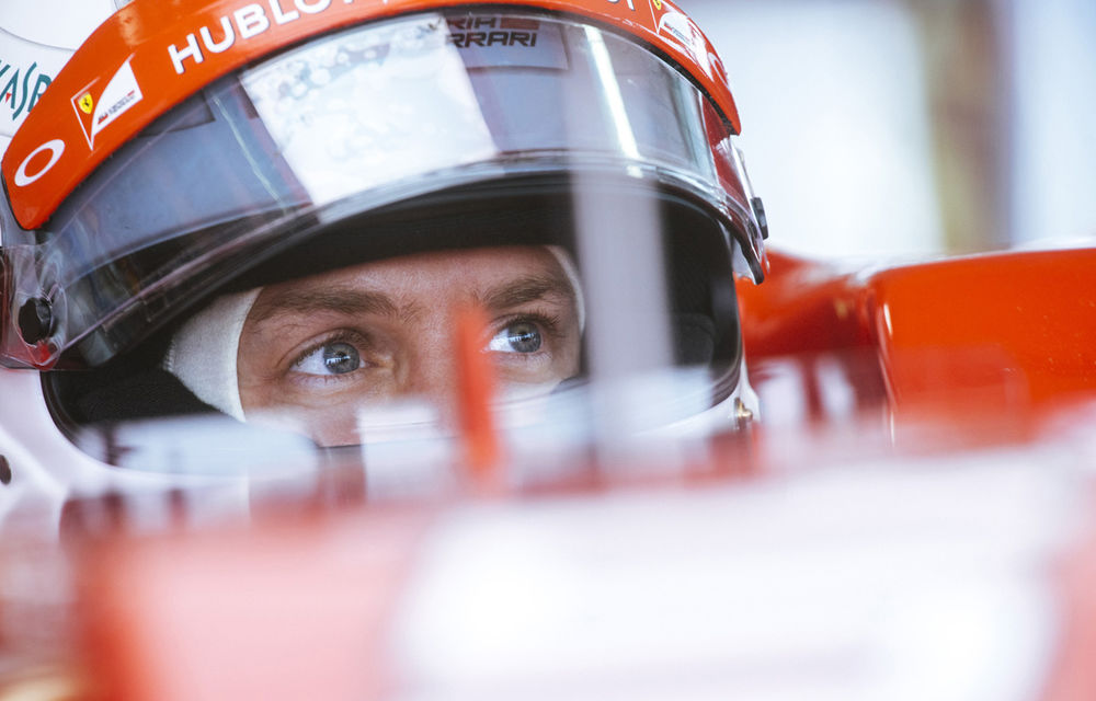 Galerie foto şi video: Vettel a efectuat primul test pentru Ferrari - Poza 22