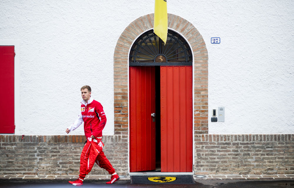 Galerie foto şi video: Vettel a efectuat primul test pentru Ferrari - Poza 2
