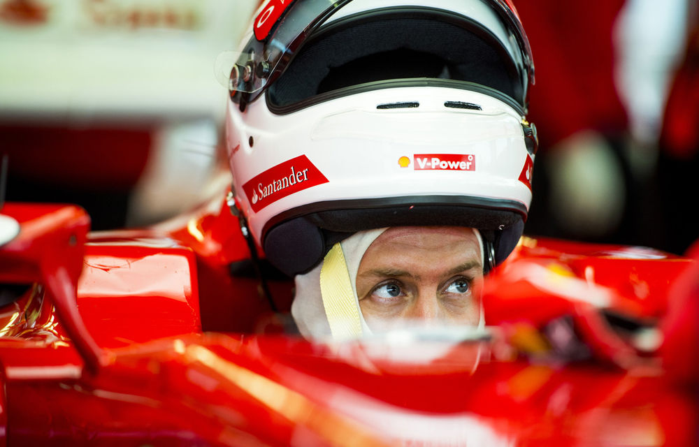 Galerie foto şi video: Vettel a efectuat primul test pentru Ferrari - Poza 16