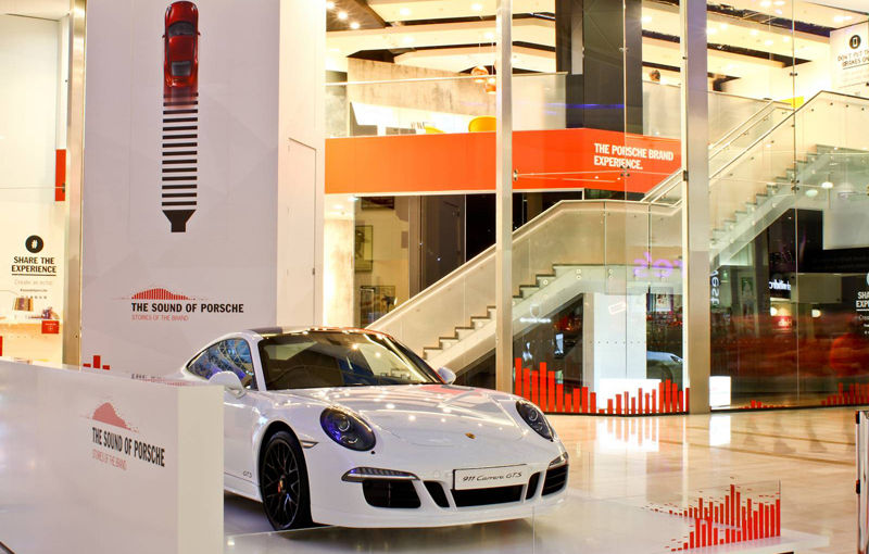 Porsche inovează la nivelul interacţiunii cu publicul: spaţiul interactiv &quot;The Sound of Porsche&quot;, deschis temporar în Londra - Poza 1
