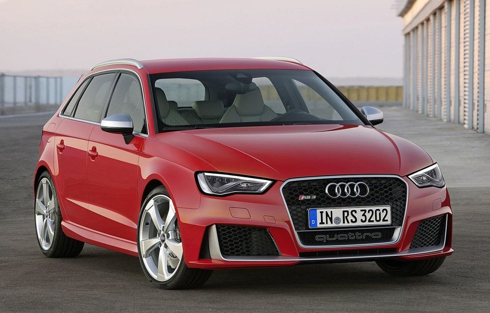 Audi RS3 Sportback anunţă un motor de 367 CP şi un timp 0-100 km/h de 4.3 secunde - Poza 1