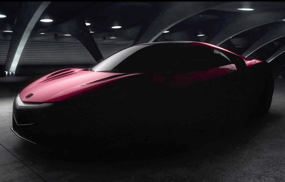 Noul Acura NSX, anunţat printr-un teaser video oficial - Poza 1