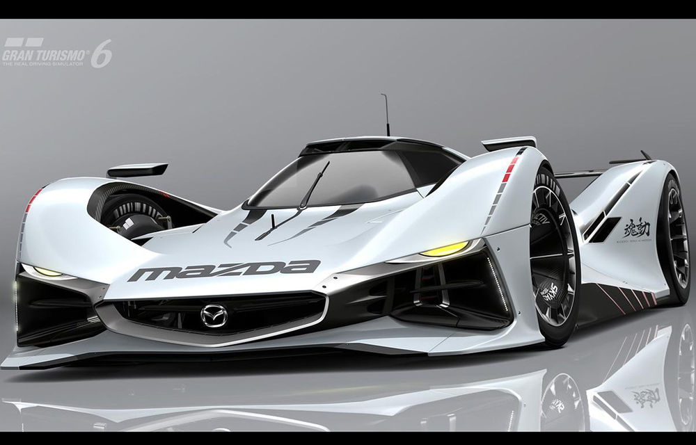 Mazda LM55 Vision GranTurismo este un nou supercar virtual creat pentru jocul video Gran Turismo 6 - Poza 11