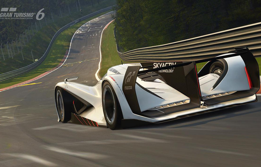 Mazda LM55 Vision GranTurismo este un nou supercar virtual creat pentru jocul video Gran Turismo 6 - Poza 12