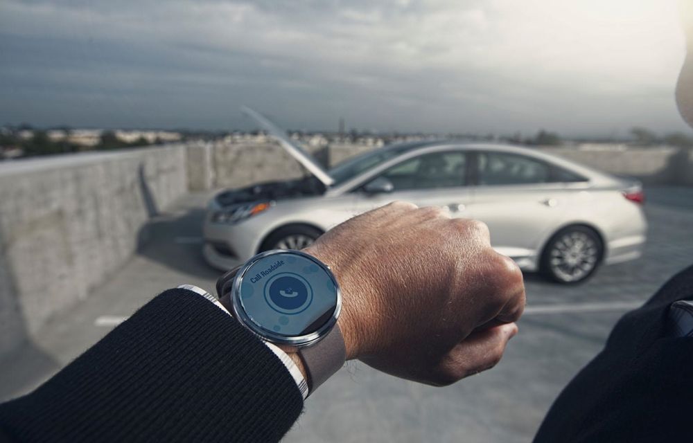 Hyundai a prezentat o aplicaţie pentru ceasuri inteligente care poate porni maşina prin comenzi vocale - Poza 1