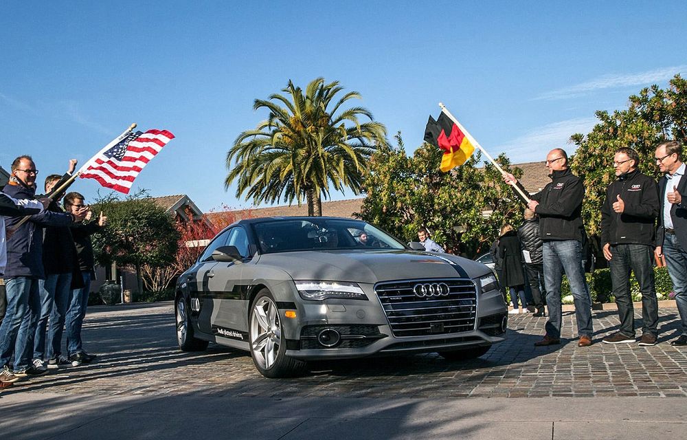 Audi A7 Piloted Driving Concept va derula o călătorie de 885 de kilometri în trafic real în SUA - Poza 1