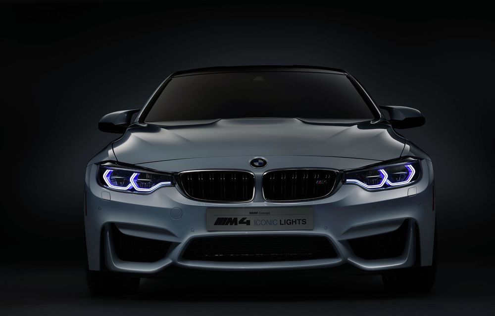 BMW M4 Concept Iconic Lights: noi faruri cu laser şi stopuri cu iluminare OLED - Poza 4