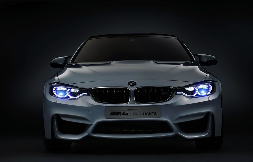 BMW M4 Concept Iconic Lights: noi faruri cu laser şi stopuri cu iluminare OLED - Poza 3