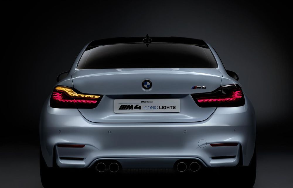 BMW M4 Concept Iconic Lights: noi faruri cu laser şi stopuri cu iluminare OLED - Poza 8