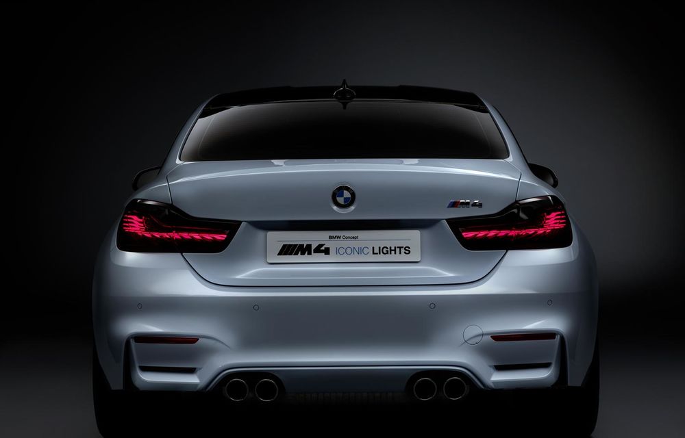 BMW M4 Concept Iconic Lights: noi faruri cu laser şi stopuri cu iluminare OLED - Poza 6