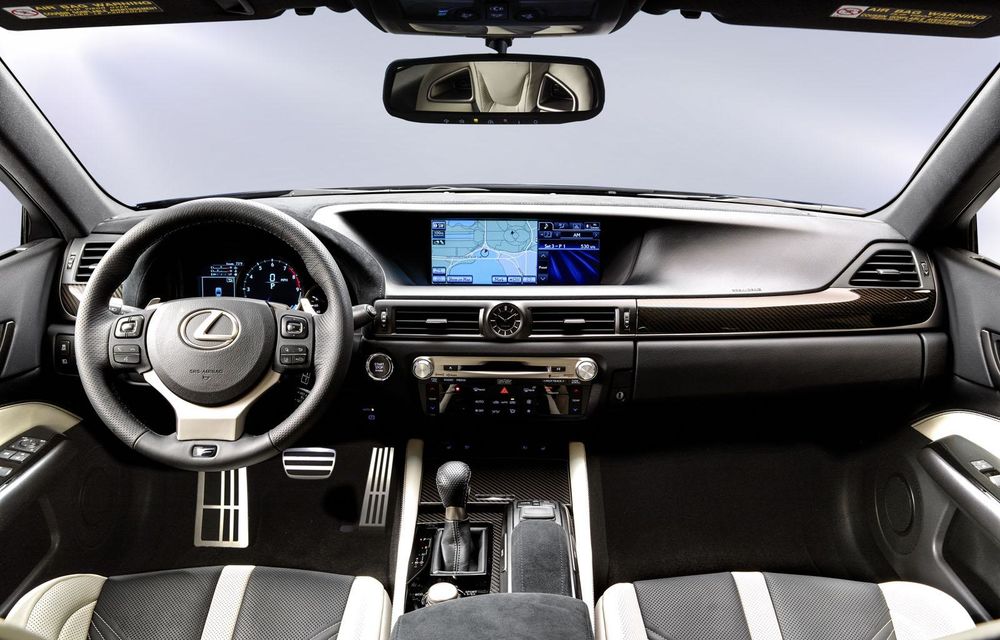 Lexus GS F: primele imagini cu rivalul modest al lui BMW M5 și Mercedes E63 AMG - Poza 9