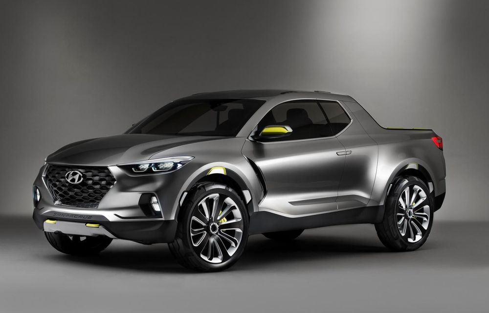 Hyundai Santa Cruz Crossover Concept, pick-up-ul care prefigurează viitorul limbaj de design al mărcii - Poza 1