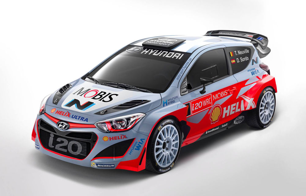 Hyundai prezintă culorile lui i20 WRC pentru 2015. Kevin Abbring va concura în câteva etape - Poza 1