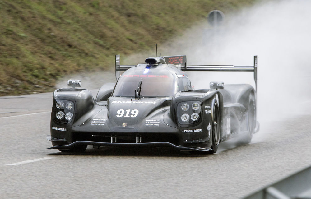 Porsche a publicat primele imagini cu prototipul 919 Hybrid pentru Le Mans 2015 - Poza 1
