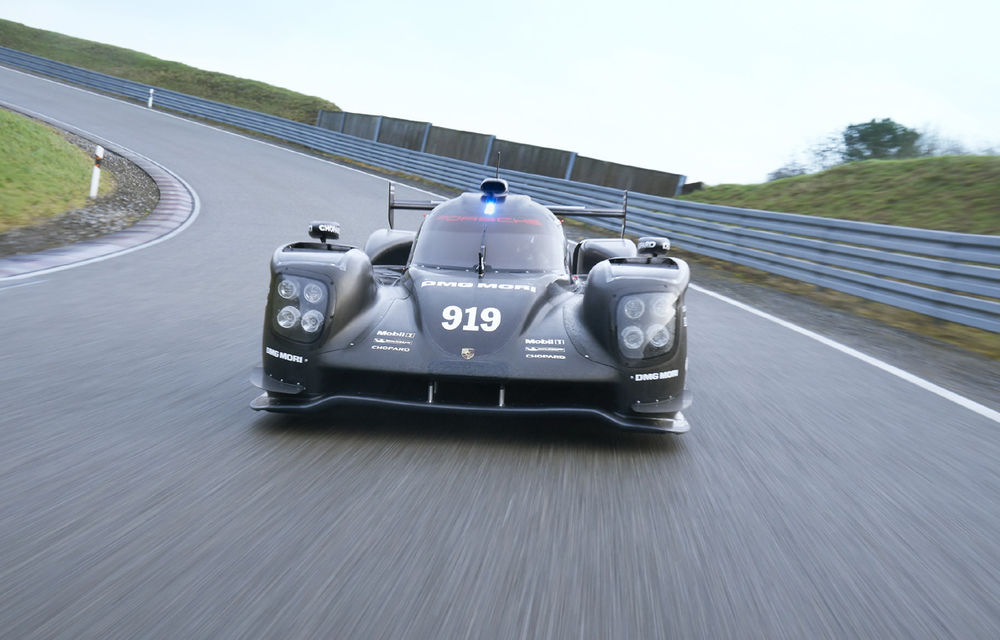 Porsche a publicat primele imagini cu prototipul 919 Hybrid pentru Le Mans 2015 - Poza 4