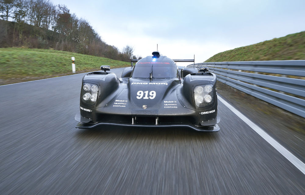 Porsche a publicat primele imagini cu prototipul 919 Hybrid pentru Le Mans 2015 - Poza 2