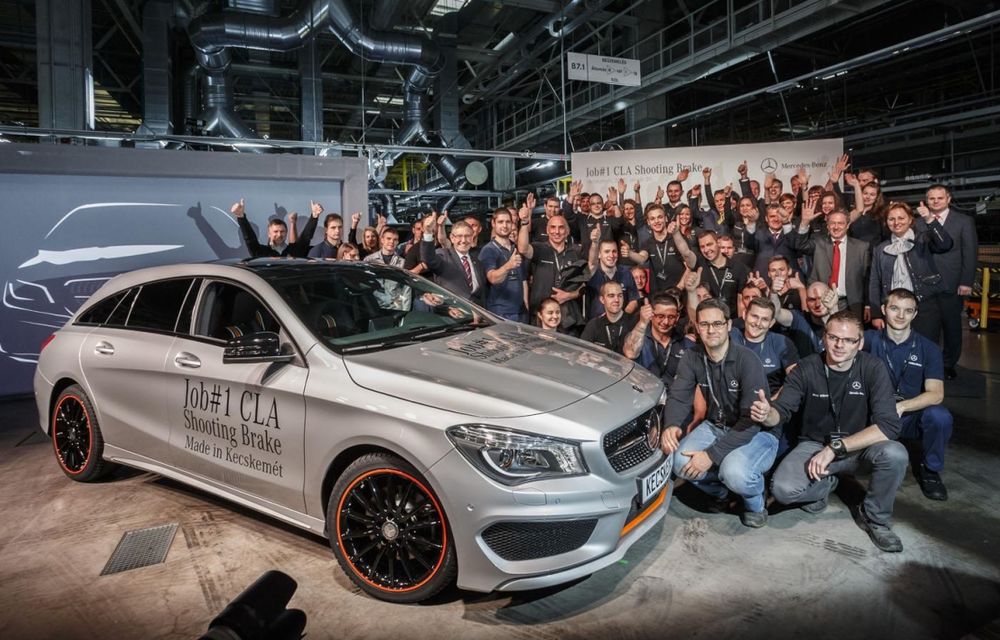 Mercedes-Benz CLA Shooting Brake a intrat în producţie la fabrica din Ungaria - Poza 1