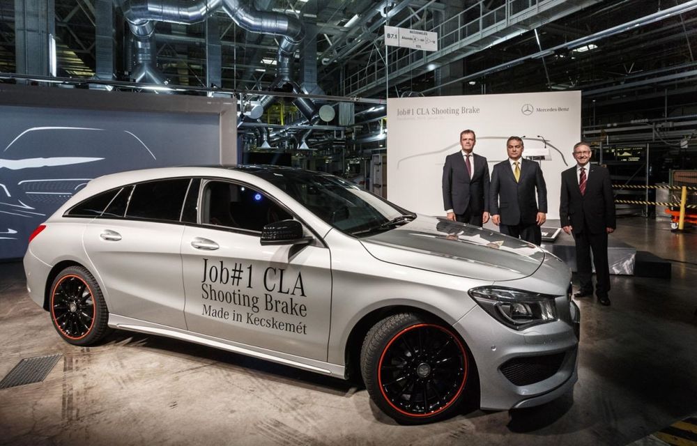 Mercedes-Benz CLA Shooting Brake a intrat în producţie la fabrica din Ungaria - Poza 6
