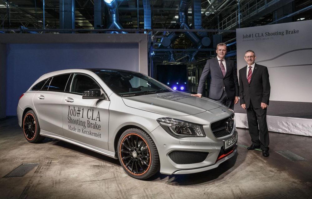 Mercedes-Benz CLA Shooting Brake a intrat în producţie la fabrica din Ungaria - Poza 2