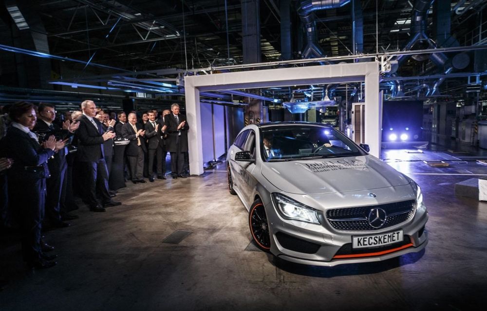 Mercedes-Benz CLA Shooting Brake a intrat în producţie la fabrica din Ungaria - Poza 3