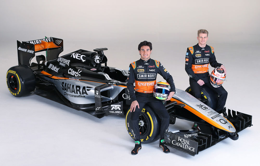 Force India prezintă noile culori pentru 2015: negru, argintiu şi portocaliu - Poza 2