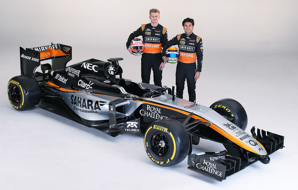Force India prezintă noile culori pentru 2015: negru, argintiu şi portocaliu - Poza 1