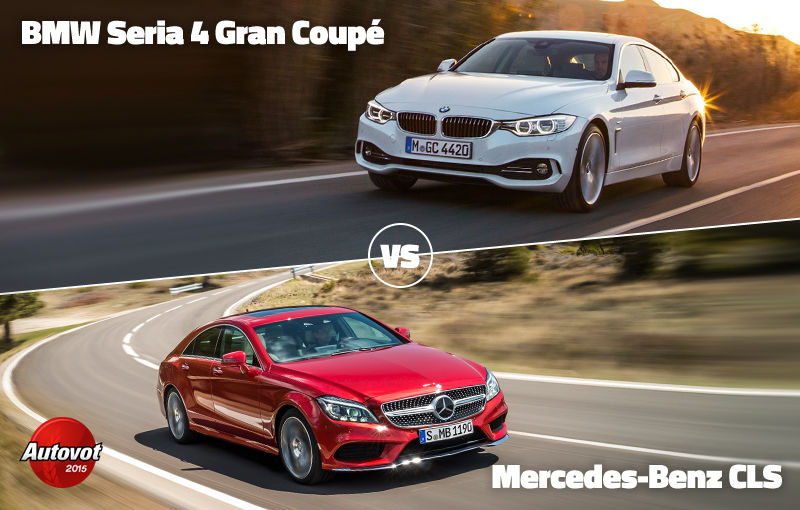 Duelurile zilei în Autovot 2015: Mercedes CLS vs. BMW Seria 4 Gran Coupe şi Ford Focus facelift vs. Ssangyong Korando facelift - Poza 1