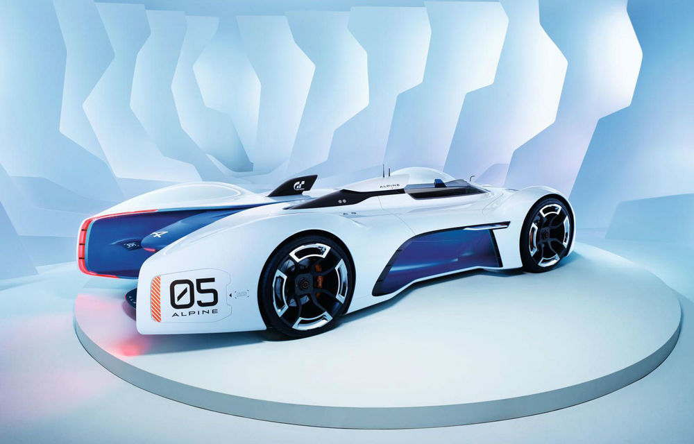 Renault Alpine Vision: conceptul futurist creat de francezi pentru jocul Gran Turismo 6 - Poza 1