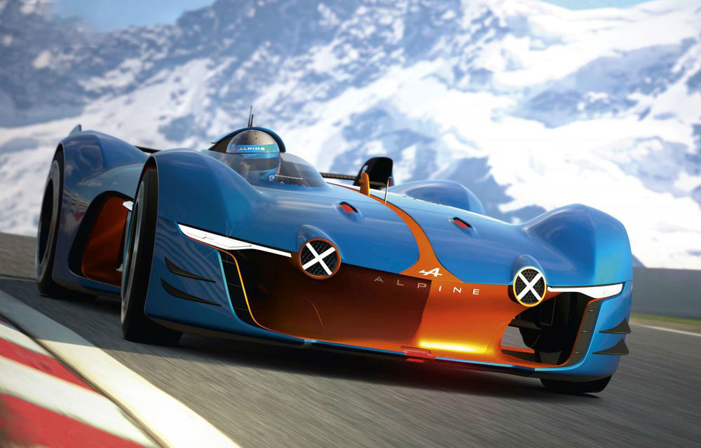 Renault Alpine Vision: conceptul futurist creat de francezi pentru jocul Gran Turismo 6 - Poza 10