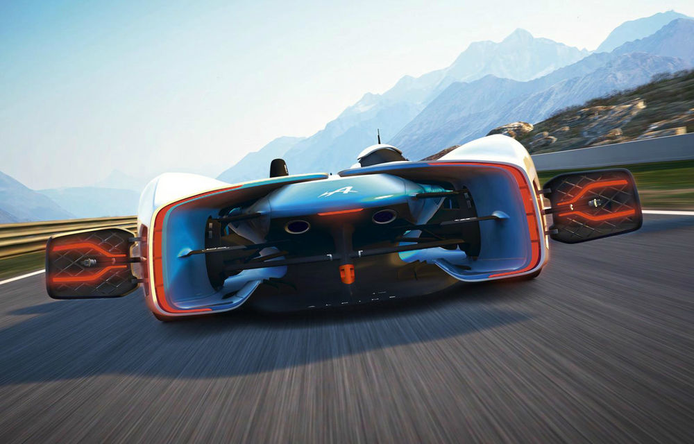 Renault Alpine Vision: conceptul futurist creat de francezi pentru jocul Gran Turismo 6 - Poza 2