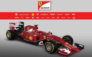 Ferrari dezvăluie noul monopost pentru sezonul 2015