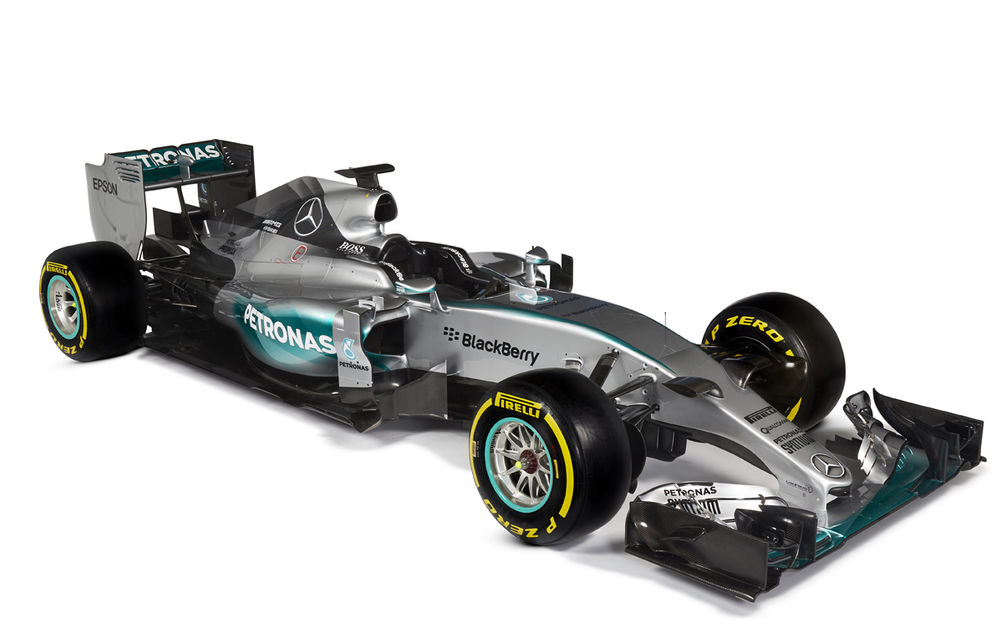 Mercedes a dezvăluit noi imagini cu noul monopost şi motorul pentru 2015 - Poza 1