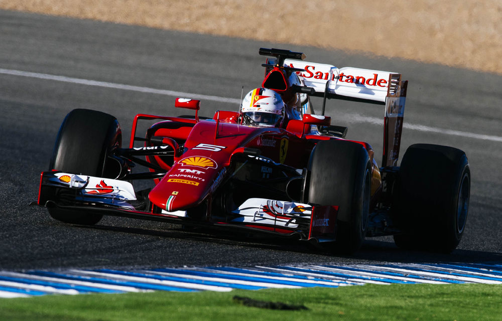 Teste Jerez, ziua 1: Vettel debutează pentru Ferrari cu cel mai bun timp - Poza 1