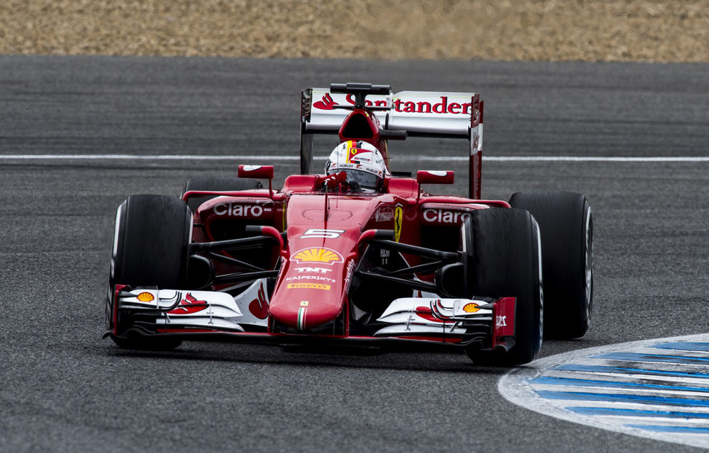 Teste Jerez, ziua 2: Vettel, cel mai rapid. Defecţiuni tehnice pentru Mercedes, McLaren şi Red Bull - Poza 1