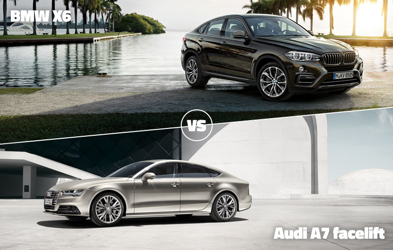 BMW şi Audi, în gardă: X6 vs. A7 facelift astăzi în Autovot 2015 - Poza 1