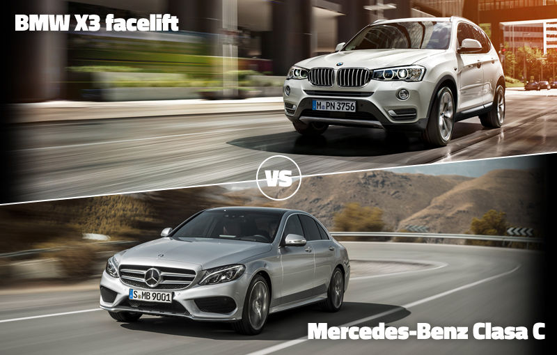 Dueluri de colecţie în Autovot: BMW X3 vs Mercedes Clasa C şi Opel Corsa vs. Renault Megane - Poza 1