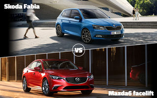Skoda Fabia şi Mazda6 facelift îşi dispută astăzi calificarea în sferturi în Autovot 2015