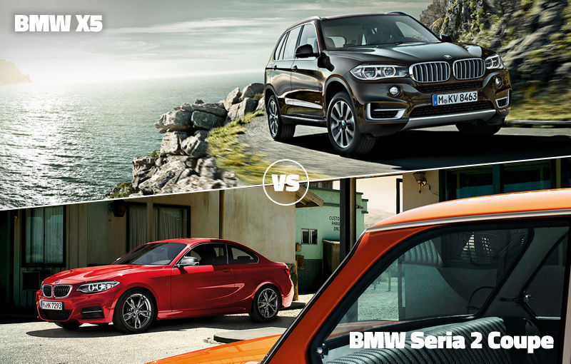 BMW X5 şi BMW Seria 2 Coupe se luptă astăzi în familie pentru a trece mai departe în Autovot 2015 - Poza 1
