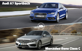 Audi şi Mercedes-Benz, în corzi: A7 Sportback şi Clasa C se luptă astăzi pentru calificare în Autovot 2015