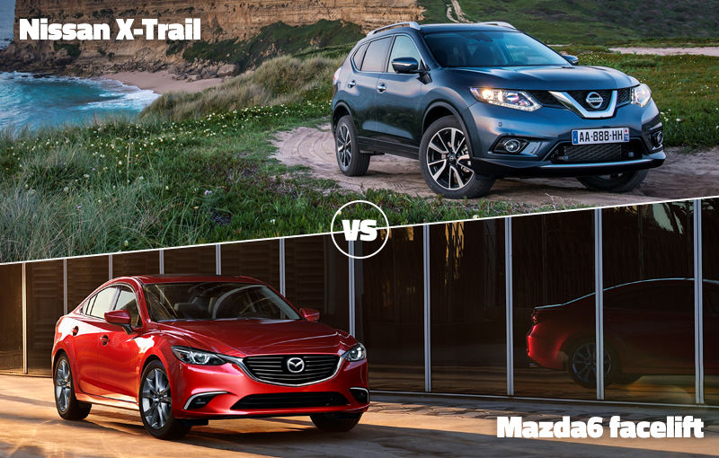 Provocările de azi în Autovot 2015: Nissan X-Trail vs. Mazda6 şi Jaguar F-Type vs. Porsche Cayenne - Poza 1