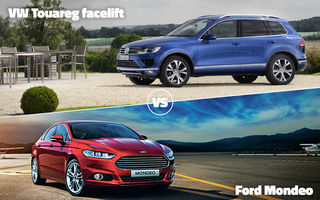 Ultima zi a sferturilor aduce dueluri încinse în Autovot: VW Touareg vs. Ford Mondeo şi BMW X5 vs. Mercedes S Coupe