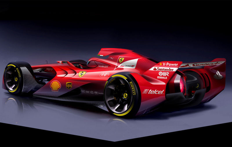 Ferrari publică imagini cu un concept agresiv pentru monoposturile de Formula 1 - Poza 2