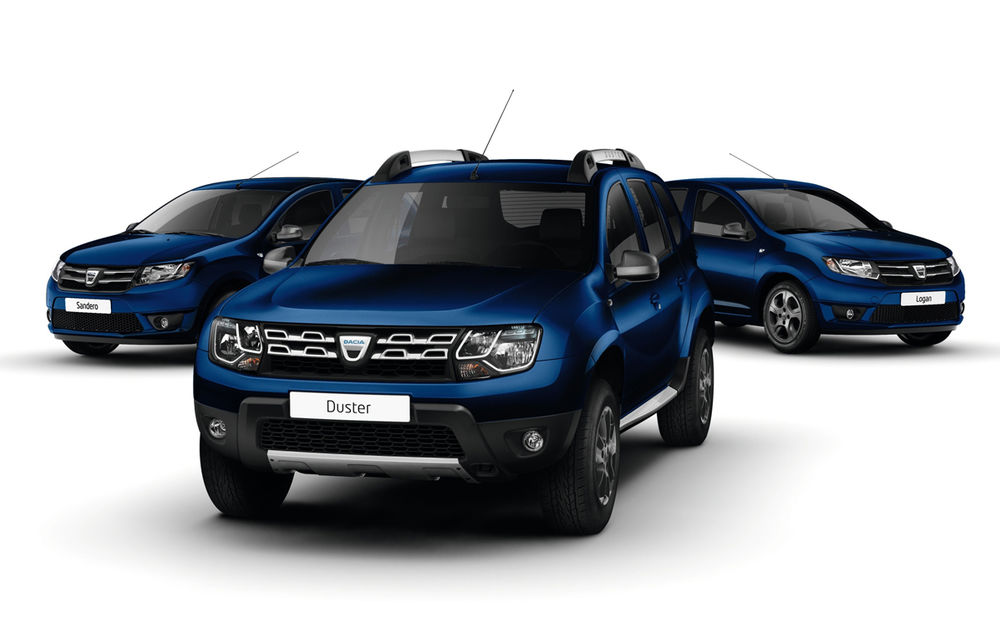 Surpriza Dacia pentru 2015: ediţii speciale aniversare 10 ani pentru toate modelele. În meniu: display color, exterior Cosmo Blue şi Media Nav Evolution - Poza 2