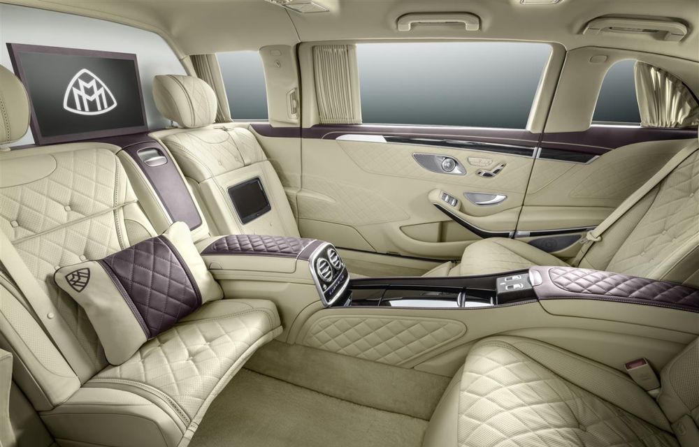 Mercedes-Maybach Pullmann, varianta opulentă a lui S-Klasse, se prezintă - Poza 6