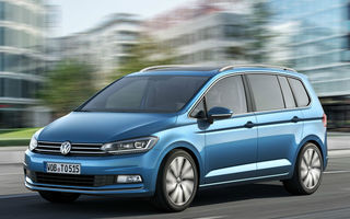 Volkswagen Touran: noua generaţie aduce motorizări economice şi cel mai mare portbagaj din segment