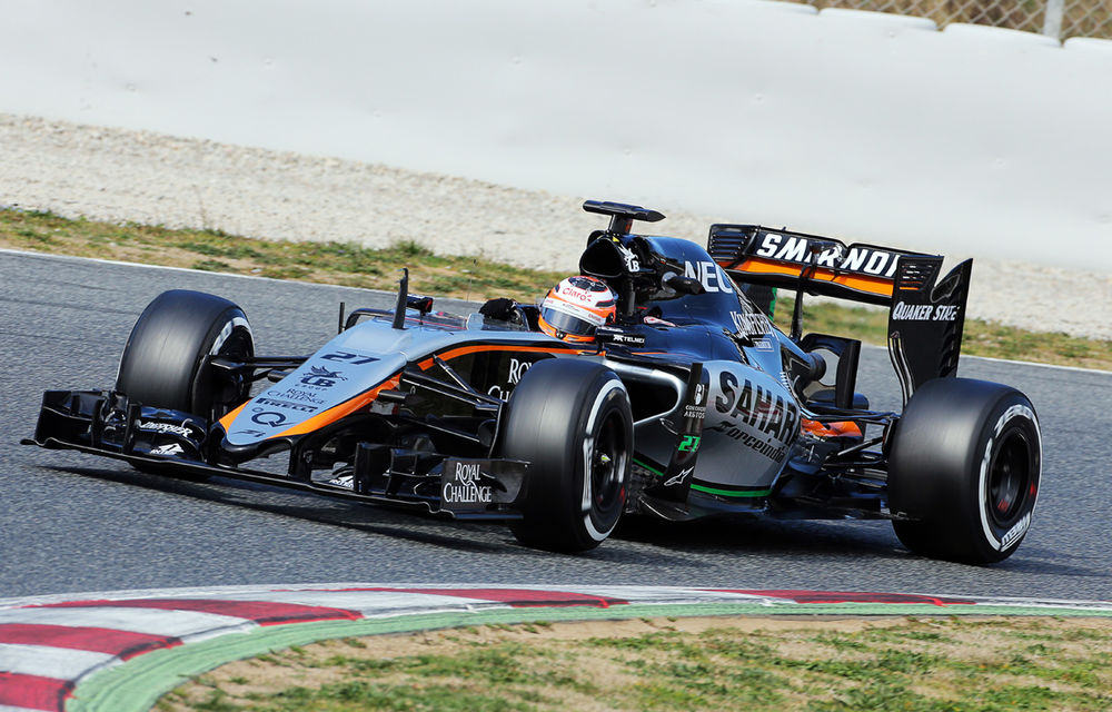 Galerie foto: Noul monopost Force India a debutat în testele de la Barcelona - Poza 2